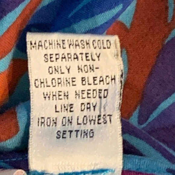 Mimi Chica M Kaftan Kimono Style Pullover Blouse Multicolor Floral #231A - Picture 7 of 7